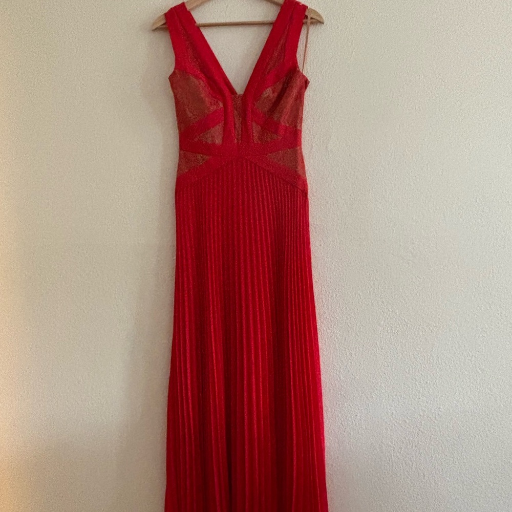 BCBGMaxAzria Red Maxi Dress
